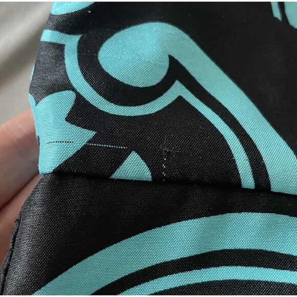 Vintage Rubber Ducky Small Artsy Strapless Bold Print Dress Ruffle Retro Costume - Picture 7 of 7